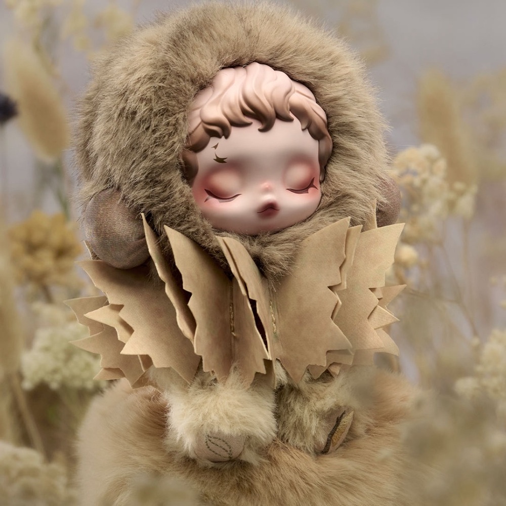 Skull Panda~ L'impressionnisme~TEAKWOOD Plush Keychain